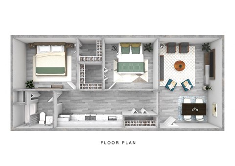 Cottonwood Two Bed One Bath Encanto Lofts Apartments